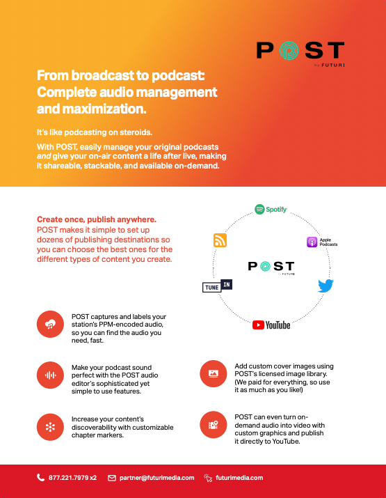 Futuri POST One Sheet